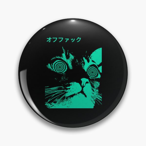 Item preview, vaporwave cool cat japanese urban neon style designed and sold by Shoshta.