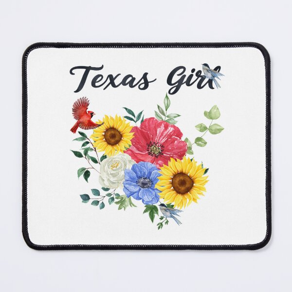 Item preview, Copy of Texas Girl with Wildflower Bouquet & Birds designed and sold by JeweledDesigns.