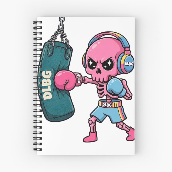 Item preview, DLBG Pink Skull - Boxing Skeleton Punching Bag Workout designed and sold by DLBG-STORE.