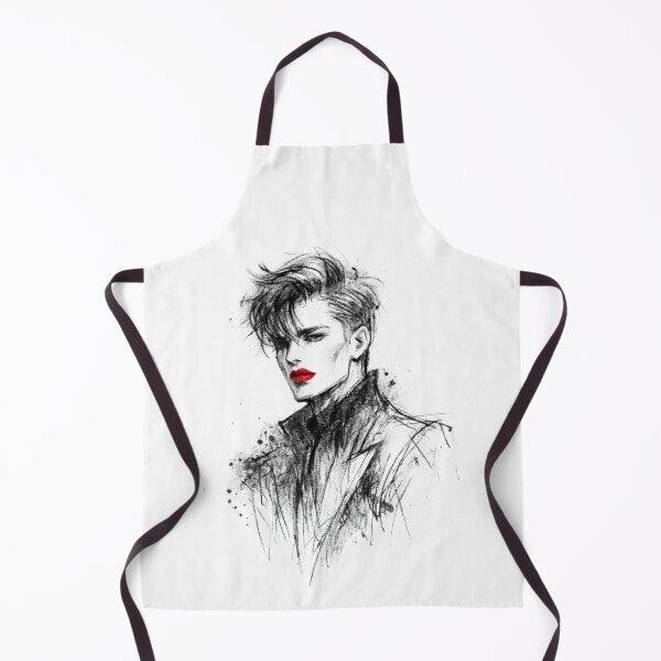 Item preview, Julius Caesar Charcoal Sketch Red Lips Pop designed and sold by teemix.