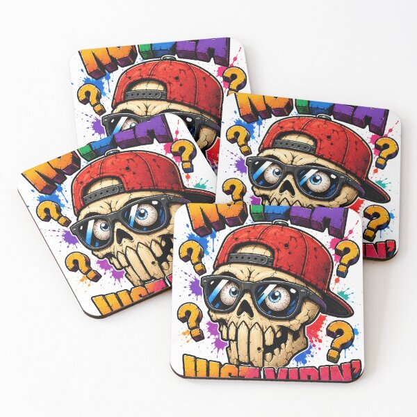 Item preview, vibing skull designed and sold by aliraweb.