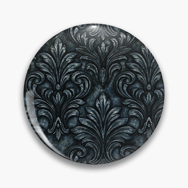 Item preview, Deep Blue Gothic Brocade Relief Art designed and sold by Piotrek0001.