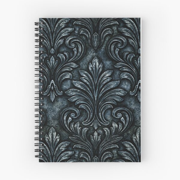 Item preview, Deep Blue Gothic Brocade Relief Art designed and sold by Piotrek0001.