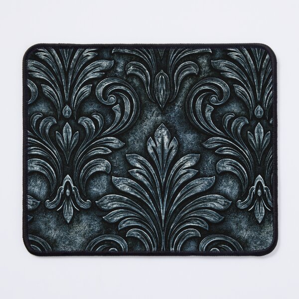 Item preview, Deep Blue Gothic Brocade Relief Art designed and sold by Piotrek0001.