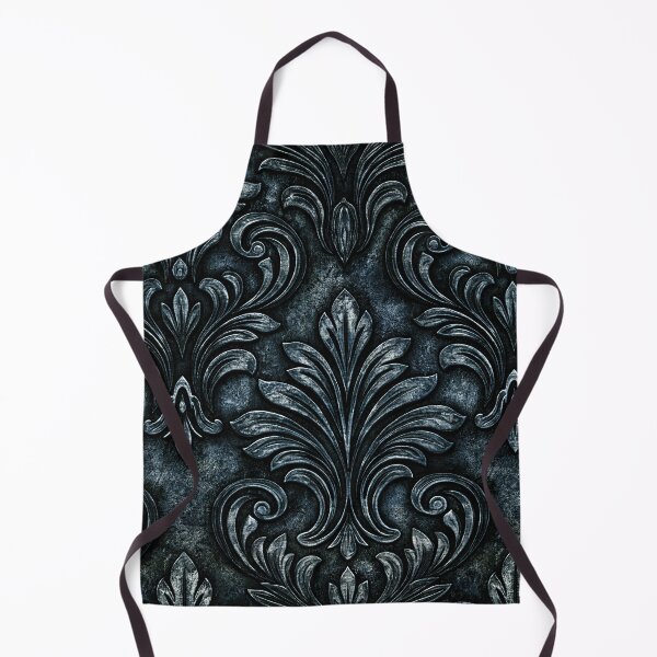 Item preview, Deep Blue Gothic Brocade Relief Art designed and sold by Piotrek0001.