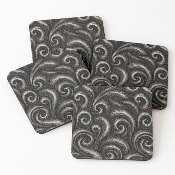Item preview, Silver Liquid Metal Swirl Relief designed and sold by Piotrek0001.