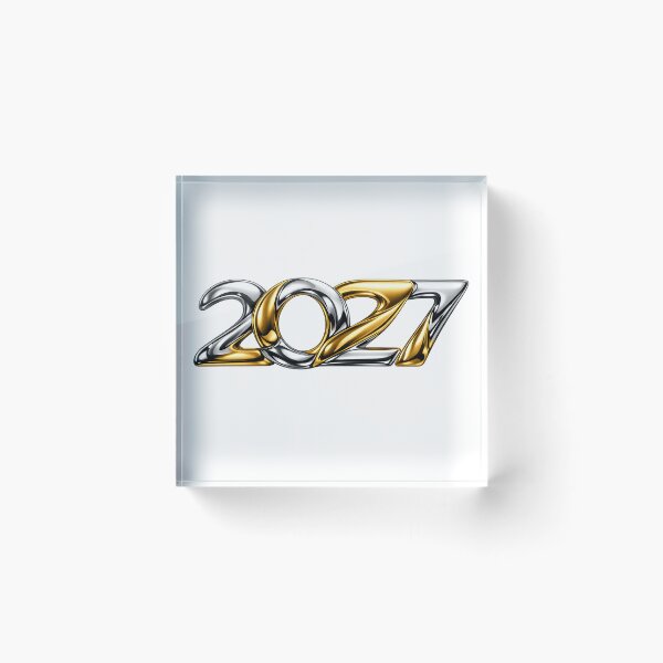Item preview, 2027 New Year Liquid Gold and Metallic Chrome Luxury Party designed and sold by teemix.