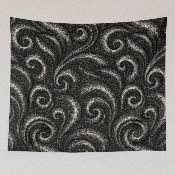 Item preview, Silver Liquid Metal Swirl Relief designed and sold by Piotrek0001.