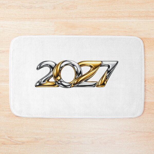 Item preview, 2027 New Year Liquid Gold and Metallic Chrome Luxury Party designed and sold by teemix.
