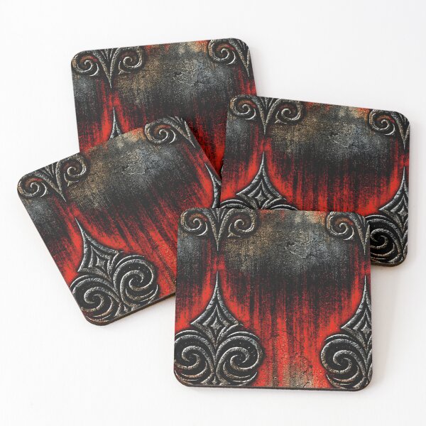 Item preview, Sanguine Gothic Relief on Charred Metal designed and sold by Piotrek0001.