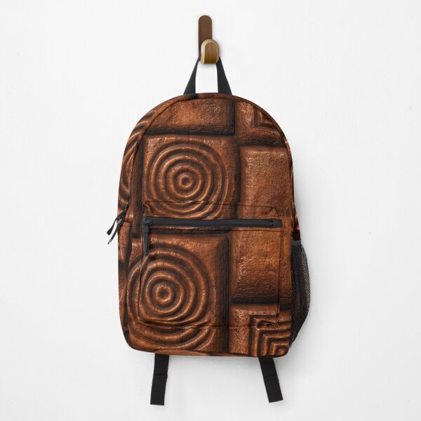 Item preview, Burnt Terracotta Geometric Relief Art designed and sold by Piotrek0001.