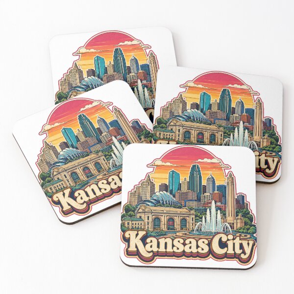 Item preview, Kansas City Vintage Skyline | Retro KC Cityscape Travel Design designed and sold by FlyingSeas.