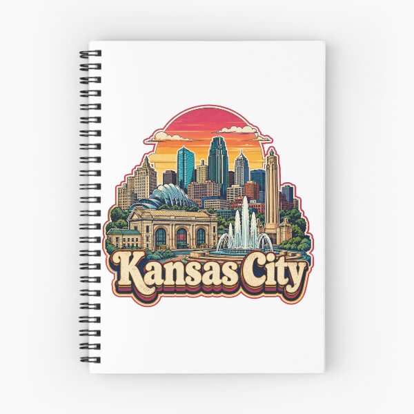 Item preview, Kansas City Vintage Skyline | Retro KC Cityscape Travel Design designed and sold by FlyingSeas.