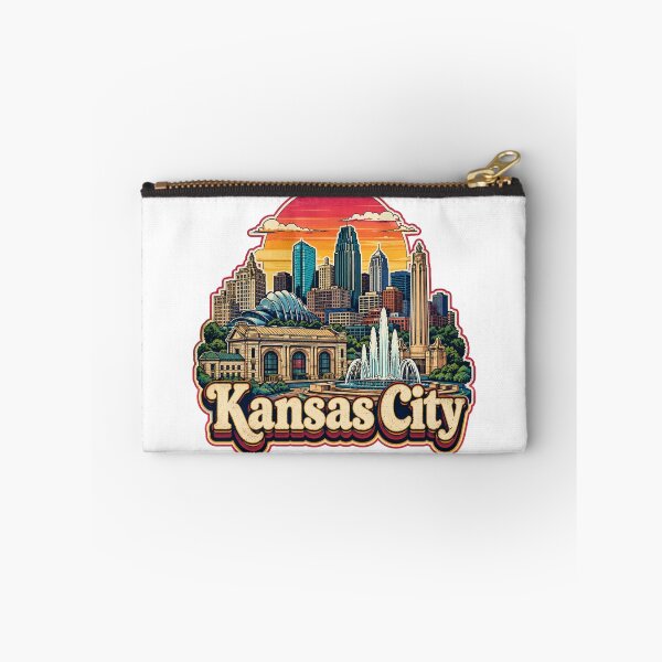Item preview, Kansas City Vintage Skyline | Retro KC Cityscape Travel Design designed and sold by FlyingSeas.