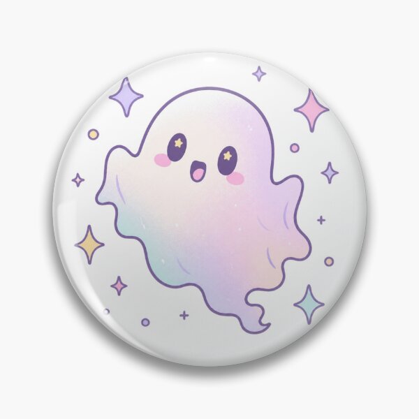 Item preview, Floating Ghostling – Cute Pastel Ghost Sticker designed and sold by Cerys-GS.