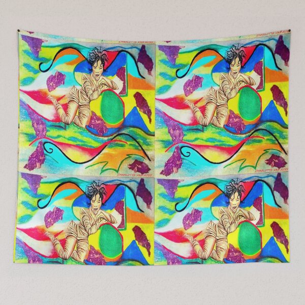 Item preview, spacetime relaxing enjoying life by charlotte VanRoss designed and sold by Charlotte VanRoss fine art.