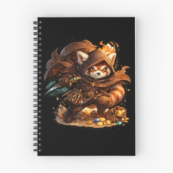 Item preview, Brave red panda in the shadow of the night designed and sold by No-No-Name.