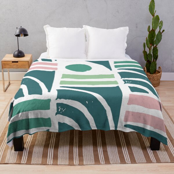 Item preview, Mid-Century Modern in Mint Green and Pink Pattern designed and sold by DEC02.