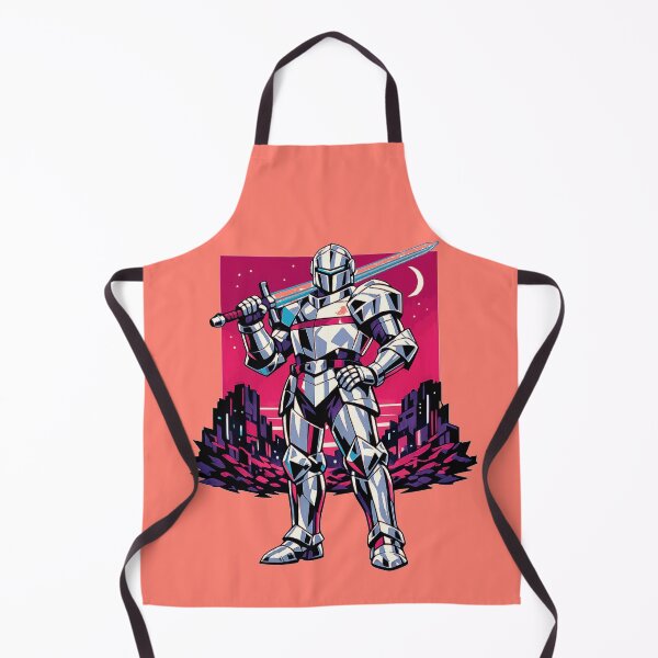Item preview, Neon Retro Anime Cyberpunk Paladin designed and sold by KungPowUnicorn.