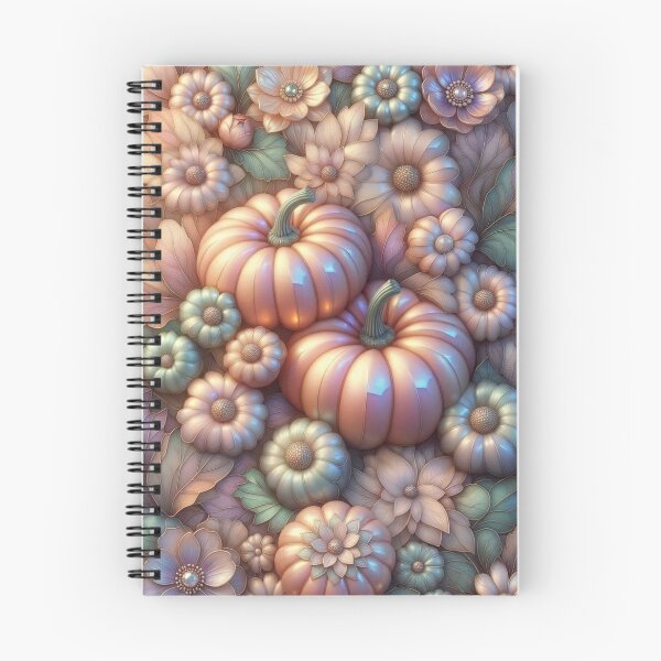 Item preview, Elegant Pastel Pumpkin Floral Halloween Aesthetic designed and sold by BriSher.