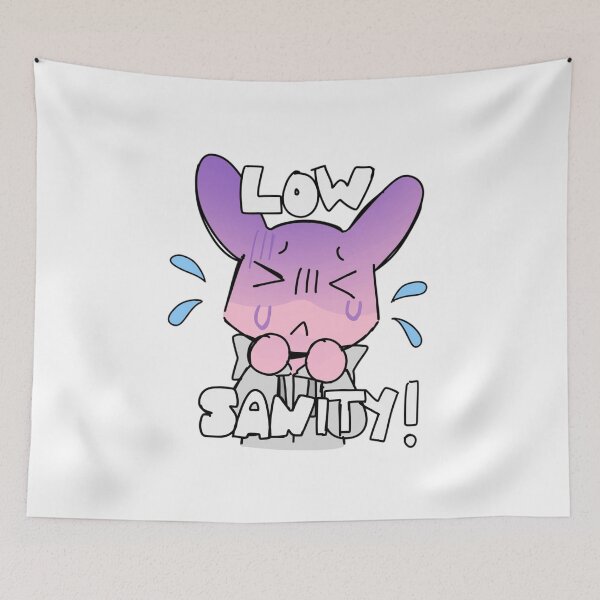 Item preview, Low Sanity Gamer UI Bar Dark Humor Graphic designed and sold by teemix.