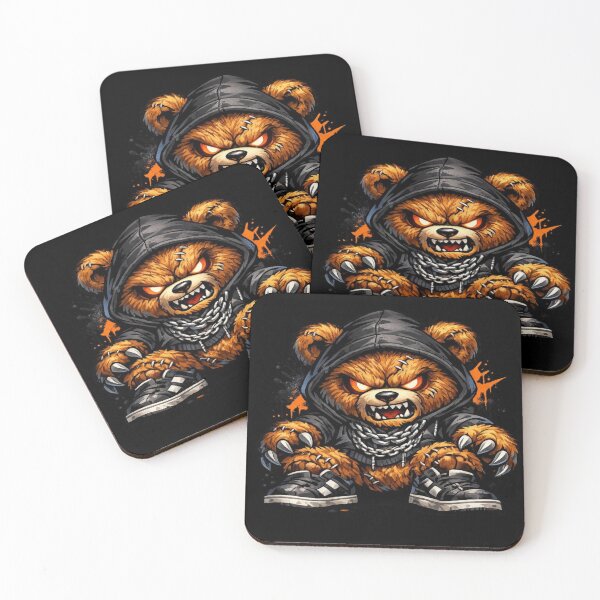 Item preview, Fierce Hooded Teddy Monster Streetwear Graphic designed and sold by EssentialsWear.