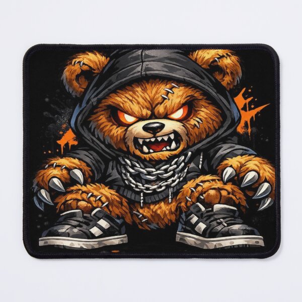 Item preview, Fierce Hooded Teddy Monster Streetwear Graphic designed and sold by EssentialsWear.
