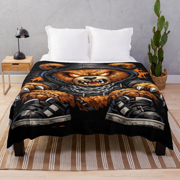 Item preview, Fierce Hooded Teddy Monster Streetwear Graphic designed and sold by EssentialsWear.