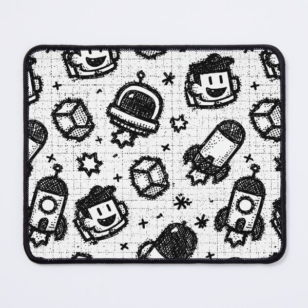 Item preview, Whimsical Astronaut and Rocket Cartoon Pattern designed and sold by Piotrek0001.