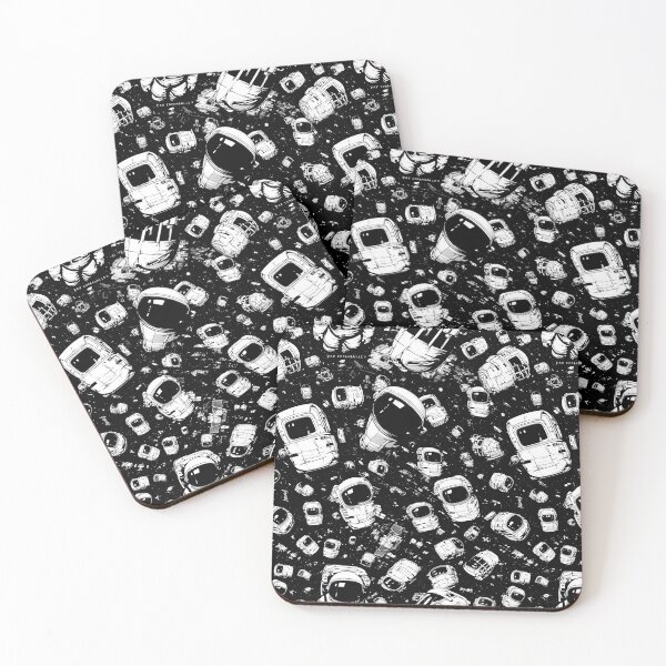 Item preview, Monochromatic Space Mission Gear Pattern designed and sold by Piotrek0001.