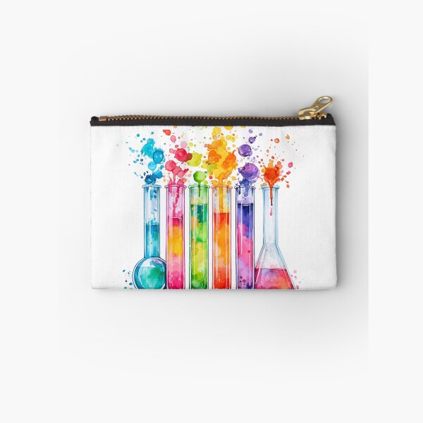 Item preview, Watercolor Rainbow Science-Chemistry Test Tubes designed and sold by GrinGalore.