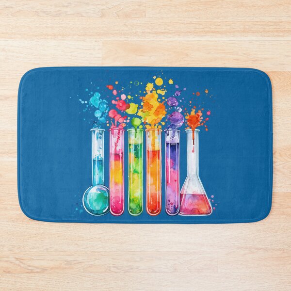 Item preview, Watercolor Rainbow Science-Chemistry Test Tubes designed and sold by GrinGalore.