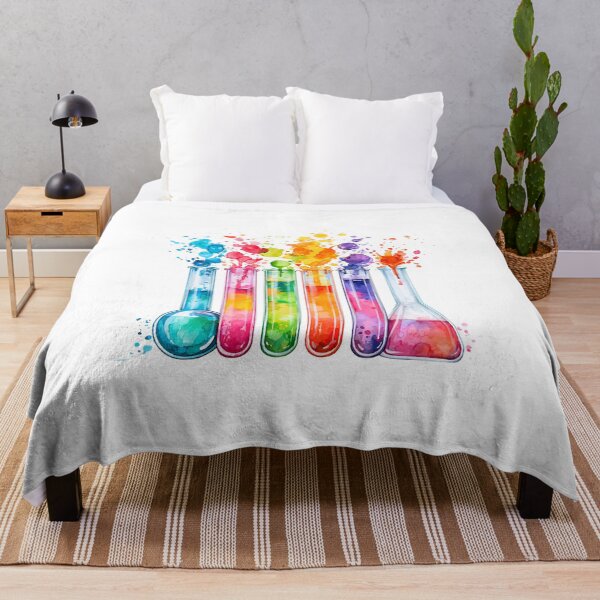 Item preview, Watercolor Rainbow Science-Chemistry Test Tubes designed and sold by GrinGalore.