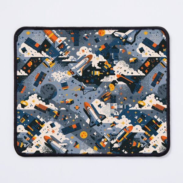 Item preview, Vibrant Space Launch and Shuttle Fleet Collage designed and sold by Piotrek0001.