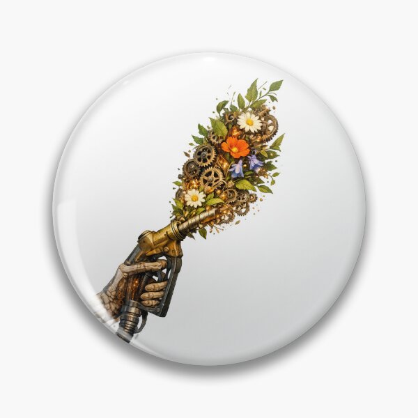 Item preview, Mechanical Bloom Vintage Nozzle Steampunk Floral designed and sold by teemix.