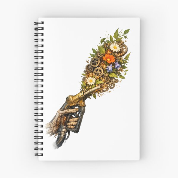 Item preview, Mechanical Bloom Vintage Nozzle Steampunk Floral designed and sold by teemix.