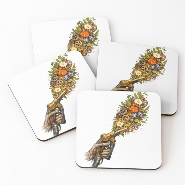 Item preview, Mechanical Bloom Vintage Nozzle Steampunk Floral designed and sold by teemix.