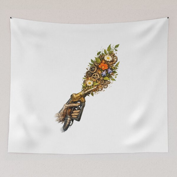Item preview, Mechanical Bloom Vintage Nozzle Steampunk Floral designed and sold by teemix.