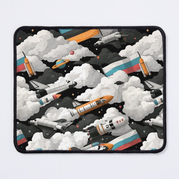 Item preview, Rocket Launch Through Celestial Clouds Pattern designed and sold by Piotrek0001.
