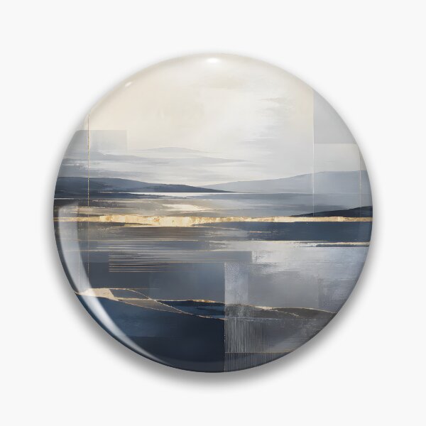 Item preview, Golden Reflection Horizon Abstract Art designed and sold by hutofdesigns.