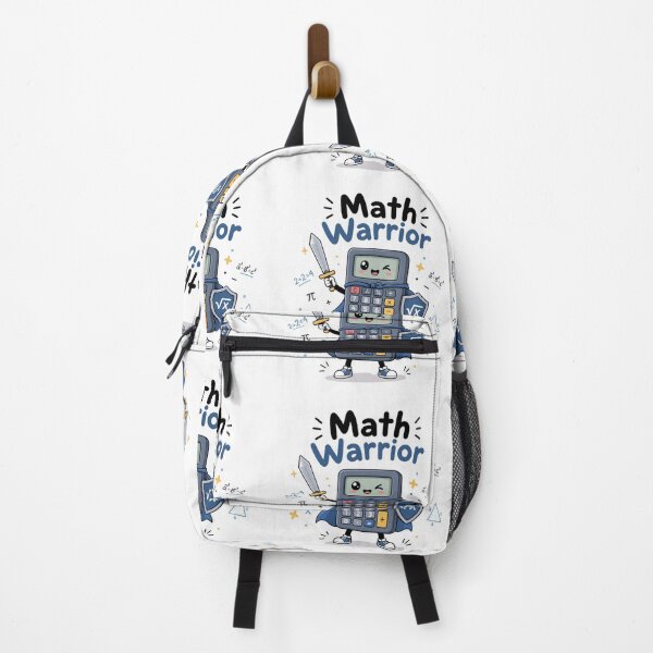 Item preview, Math Warrior Cute Calculator Mascot | Funny Math Teacher Student Sticker | Kawaii STEM School Design designed and sold by Sanika arts .