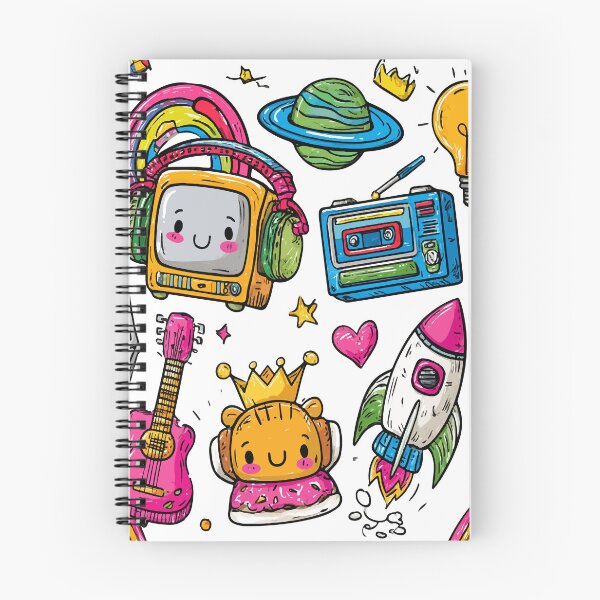 Item preview, Colorful Cute Kawaii Print Pattern designed and sold by RichardRags.