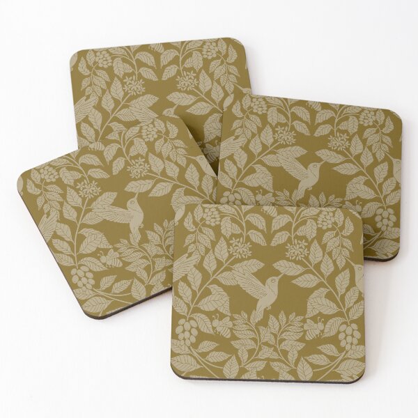 Item preview, Coffee plants, coffee garden, hummingbird and bees, coffee arabica  designed and sold by DColourMuse.