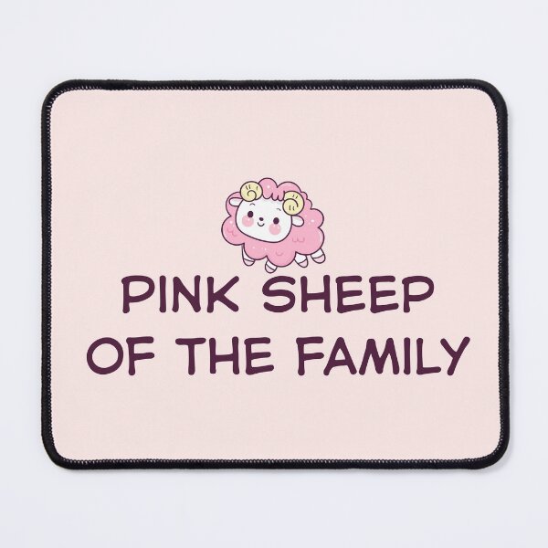 Item preview, Pink sheep of the family cute design designed and sold by BosskaDesign.