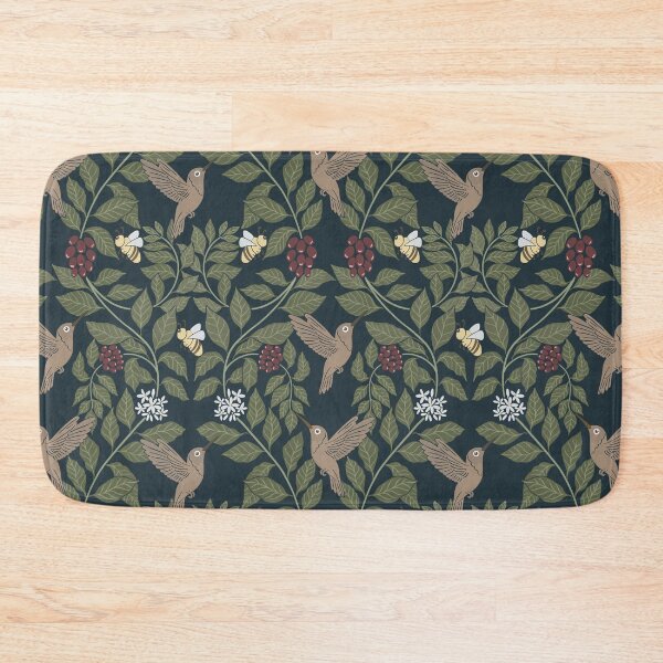 Item preview, Medium Coffee plants, coffee garden, hummingbird and bees, coffee arabica  designed and sold by DColourMuse.