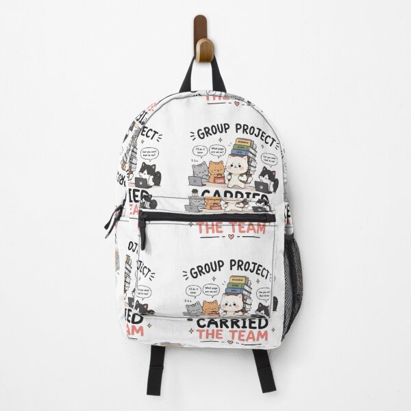Item preview, Carried The Team Cute Group Project Meme | Funny Student Cartoon Sticker | School & College Humor designed and sold by Sanika arts .