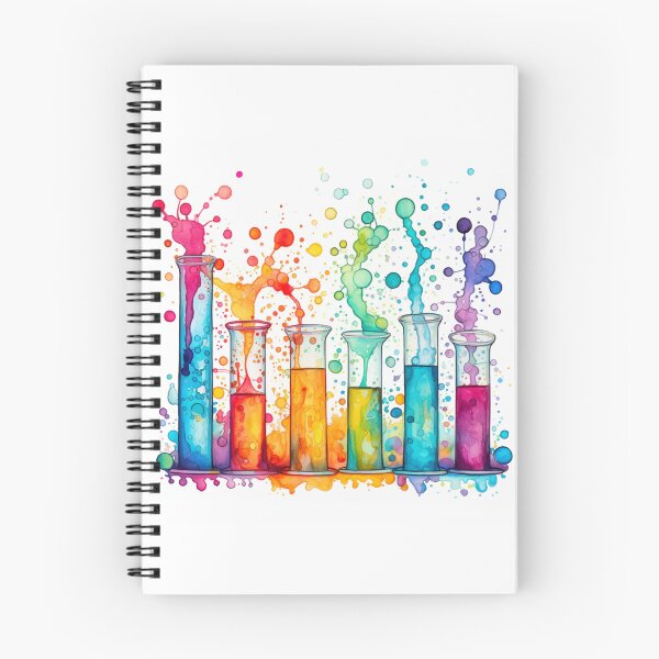 Item preview, Watercolor Science-Chemistry Test Tubes designed and sold by GrinGalore.