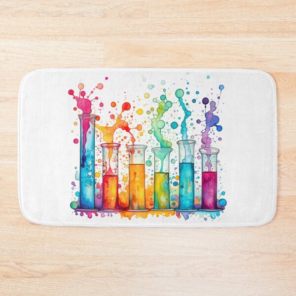 Item preview, Watercolor Science-Chemistry Test Tubes designed and sold by GrinGalore.