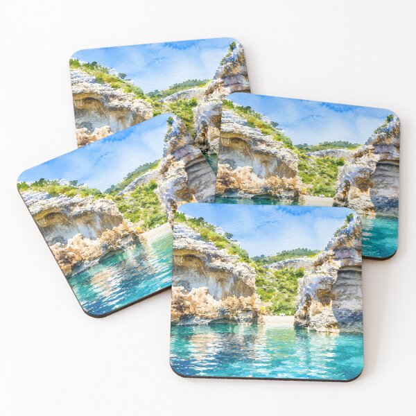 Item preview, Stiniva Cove (Vis Island) designed and sold by HOMETOWN86.