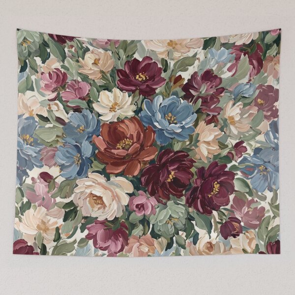 Item preview, Abstract Floral Art - Impasto Painting of Flowers designed and sold by Knightofartx25.